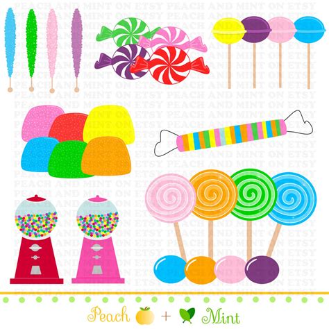 Items Similar To Candy Or Sweet Shoppe Clip Art Digital Clipart