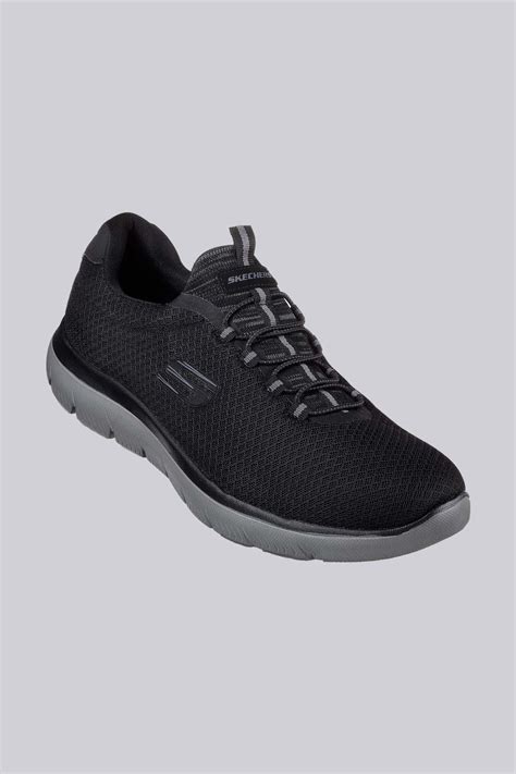 Skechers Mens Slip On Trainer With Bungee Laces