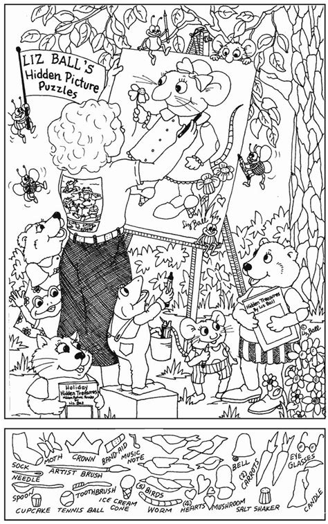 Hidden Picture Puzzles — | DIY for Kids