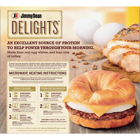 Regarding jimmy dean's new bacon, egg & cheese muffin sandwich (click here for a review of jimmy dean's new breakfast wraps): Jimmy Dean Turkey Sausage Sandwich Microwave ...
