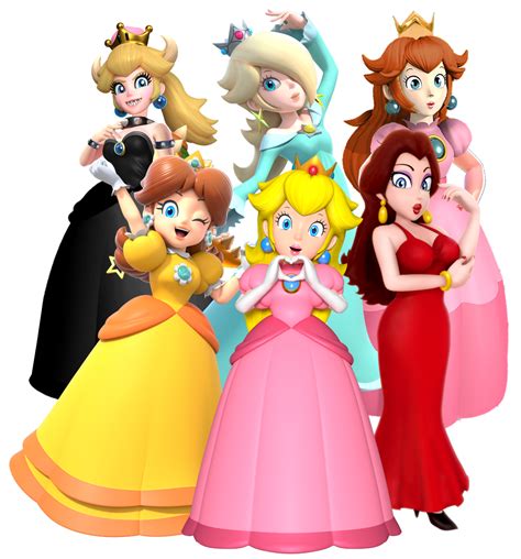 Nintendo Mario Ladies Princesses Bowsette Included Mario Characters Artwork Pictures Mario