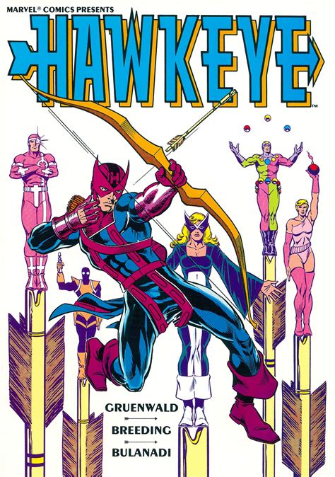 Marvel Comics Of The 1980s 1988 Hawkeye Trade Paperback