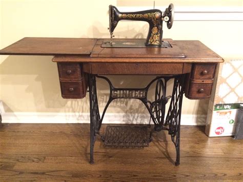 Vintage Singer Sewing Machine Table