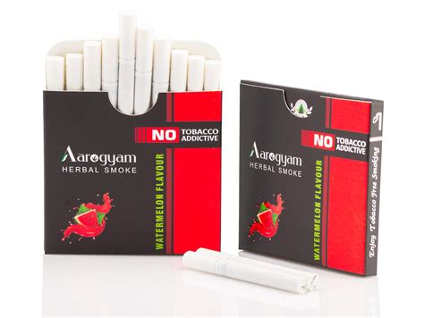 buy aarogyam herbals cigarette 100 tobacco and nicotine free smoke for relieve stress and mood