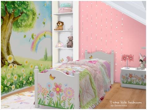 Sims 4 Ccs The Best Twins Kidsroom By Severinka