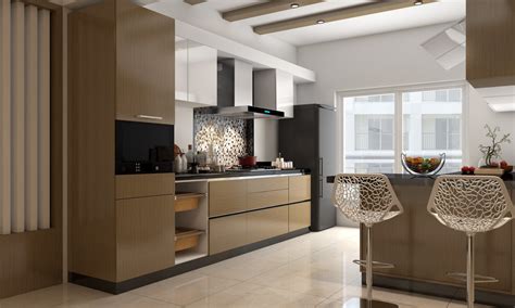 Explore modular kitchen designs for your kitchen interior. Buy Crema Straight Modular Kitchen online in India ...