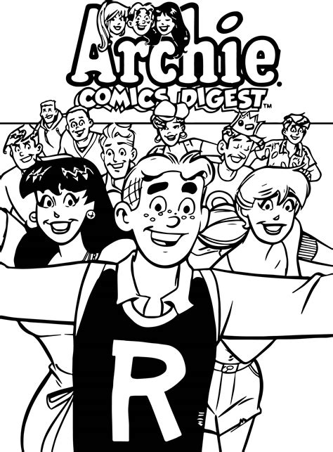 View larger image image credit: Running Archie Comics Coloring Page | Wecoloringpage.com