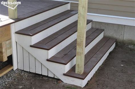 Stair Stringer Attachment Trex Stairs Porch Stairs