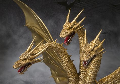 Ghidorah and godzilla arctic fight scene. Kaiju Battle: S.H.MonsterArts King Ghidorah!