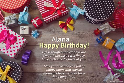 Happy Birthday Alana Pictures Congratulations