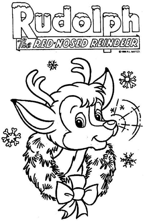 Inesyfederico Clases Christmas Coloring Rudolph The Red Nosed Reindeer