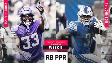 Fantasy football running back rankings for week 4 of the nfl season. Week 9 Fantasy PPR RB Rankings | Sporting News Canada