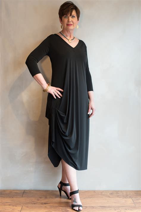 Drama Dress Black Bkandco