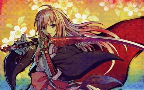 46 Anime Female Warrior Wallpaper Wallpapersafari