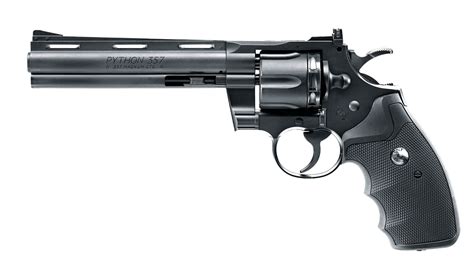 Colt Python 357 6 Black 45mm Bb And 177 Pellet Air Pistol