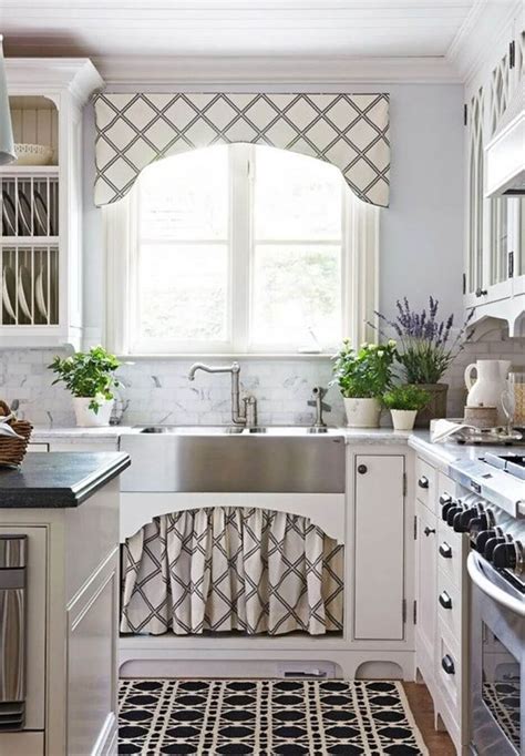 24 Best Kitchen Cabinet Curtain Ideas And Designs For 2023