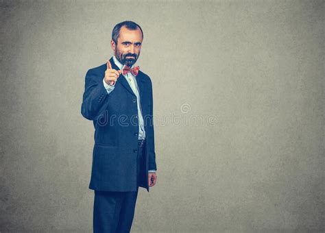 Man Pointing Finger At You Camera With Anger Gesture Stock Photo