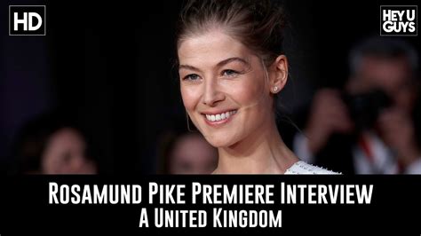 Rosamund Pike Lff Premiere Interview A United Kingdom Youtube