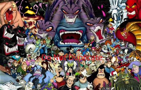 Ultimate Disney Villain Montage 2 11 X 17 Inch Colored Etsy