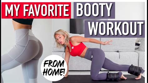 The Best Booty Workout To Grow Your Glutes From Home Youtube