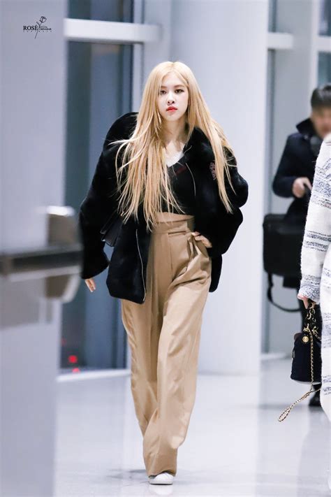 Pin By Prim On BlΛƆkpiИk Korean Airport Fashion Airport Fashion Kpop Fashion