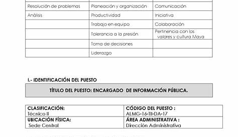 manual de funciones de una secretaría