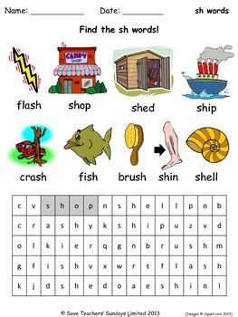 phonics worksheets word searches wordsearches  save teachers sundays