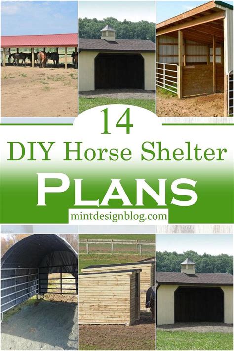 14 Diy Horse Shelter Plans For Horse Lovers Mint Design Blog