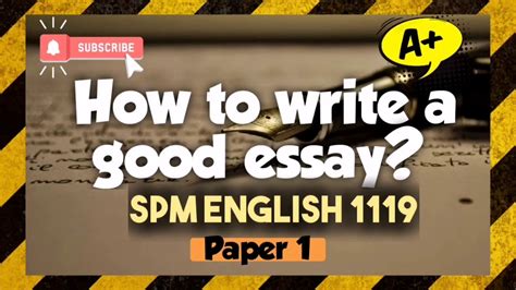 Spm 2018 english paper 1. Score A+ SPM 2020 How to write an A+ essay in Continuous ...