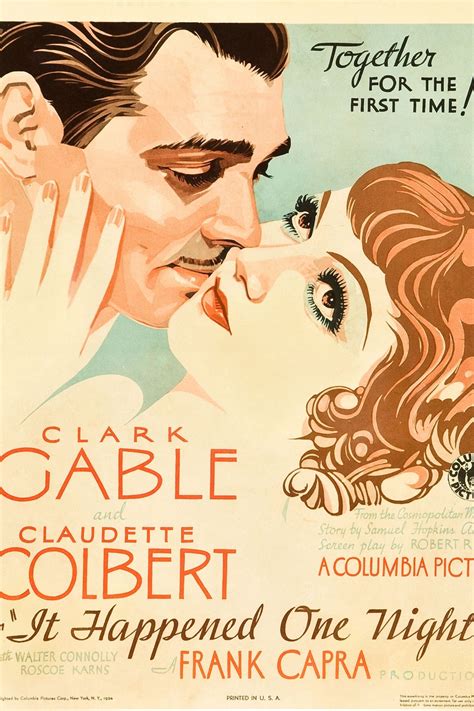 It Happened One Night 1934 Posters — The Movie Database Tmdb