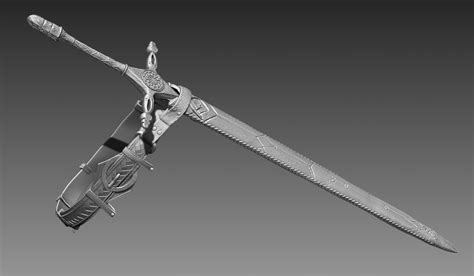 Zbrush Sword 3d Model In Melee 3dexport