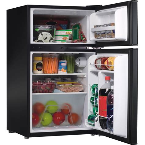 compact mini fridge refrigerator 3 1c dorm office double door small with freezer 836321007424 ebay