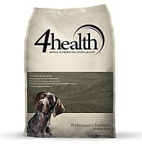 4health dog food uses fresh meat in their pet food, as well as fewer filler ingredients and chemicals that can do more harm than good to your dog's health. 4Health Performance Dog Food Review & Ingredients List