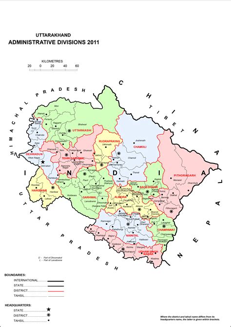 High Resolution Map Of Uttarakhand Hd