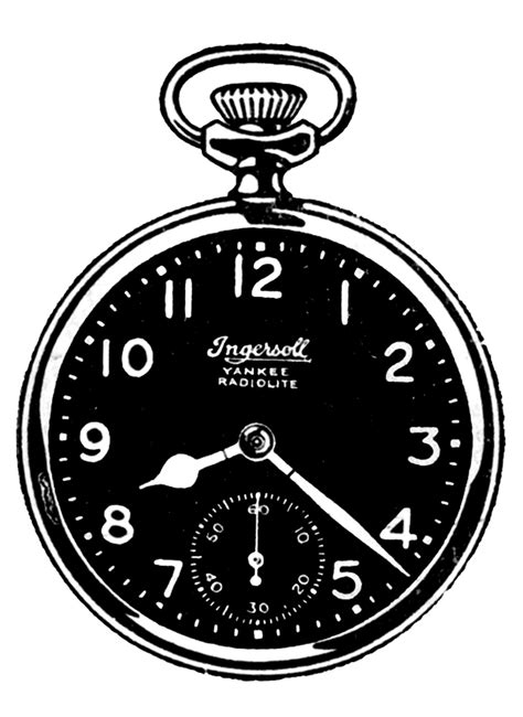 Black we offer you for free download top of mad face clipart black and white pictures. Vintage Clip Art - Black and White Pocket Watches - The ...
