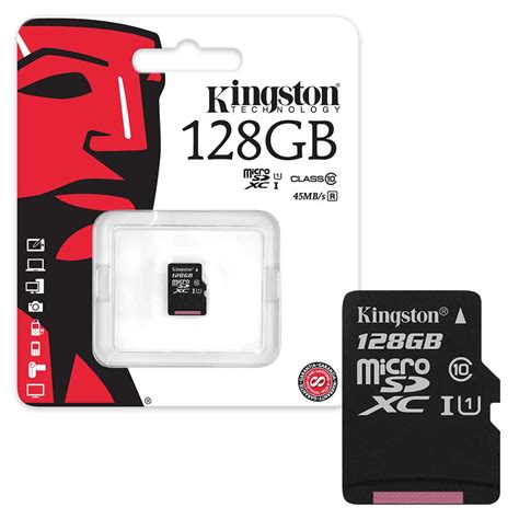 Kingston 128 gb canvas select microsd sdcs/128 gb hafıza kartı. 128GB NEW Kingston Micro SD SDXC Memory Card Class 10 45MB/s - 128GB | eBay