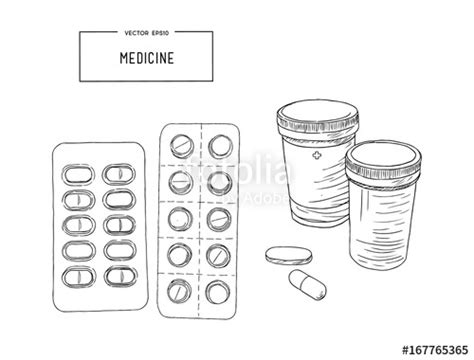 Pills Sketch At Explore Collection Of Pills Sketch