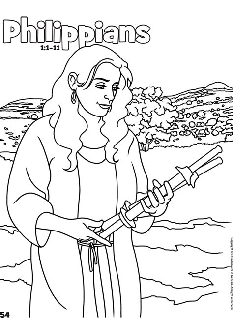 Do the kids in your children's ministry know all the books of the bible? Philippians: Books of the Bible Coloring (Kids Coloring ...
