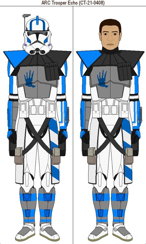 Arc Trooper Echo Ct 21 0408 By Marcusstarkiller Star Wars Infographic Star Wars Pictures
