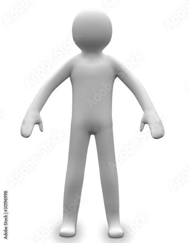 3d Business White Man Human Standing Figure Buy This Stock