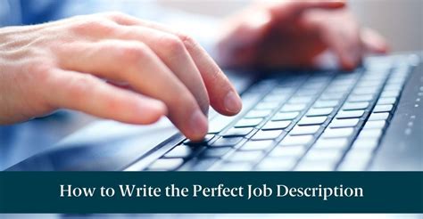How To Write The Perfect Job Description Sprockets