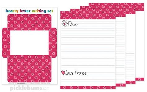Free Printable Valentines Letter Writing Set Valentines Letter