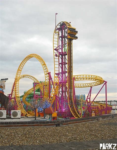 Rage Roller Coaster At Adventure Island Parkz Theme Parks