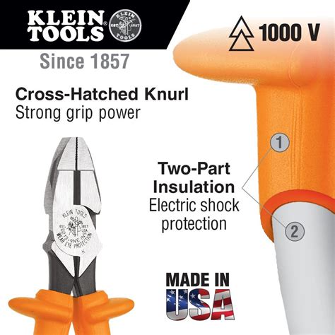 Klein Tools 33525sc 1000v Insulated Utility Tool Kit In Roll Up Pouch