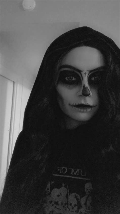 Female Grim Reaper Makeup In 2022 Grim Reaper Makeup Female Grim