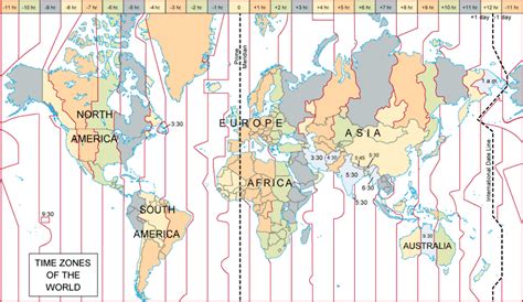 World Time Zones Map Time Zone Map World Time Zones Global Time Zones