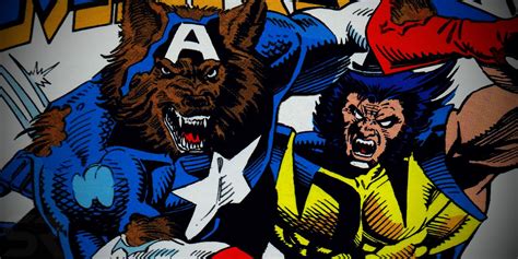 Captain America Once Became A Werewolf To Fight Wolverine