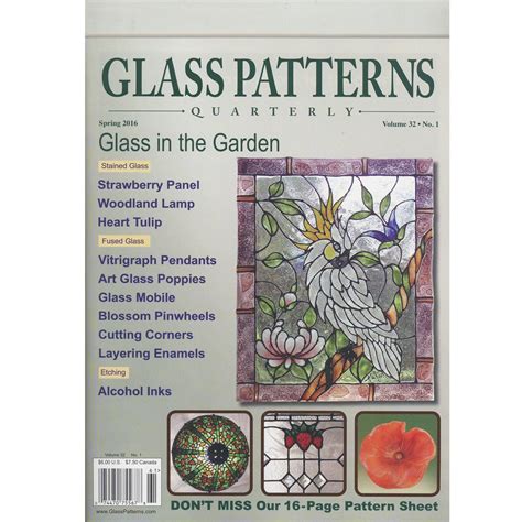 Glass Patterns Quarterly Magazine Spring 2016 Collections Delphi