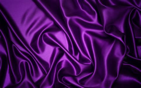 The Purple Silk Is Very Soft And Shiny