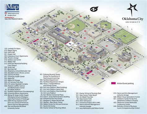 Oklahoma University Campus Map